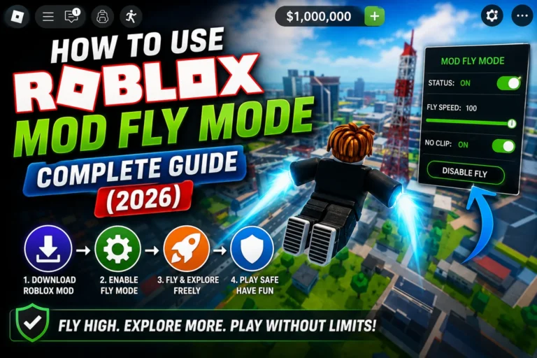 How to Use Fly Mode in Roblox MOD APK Full Guide 2026