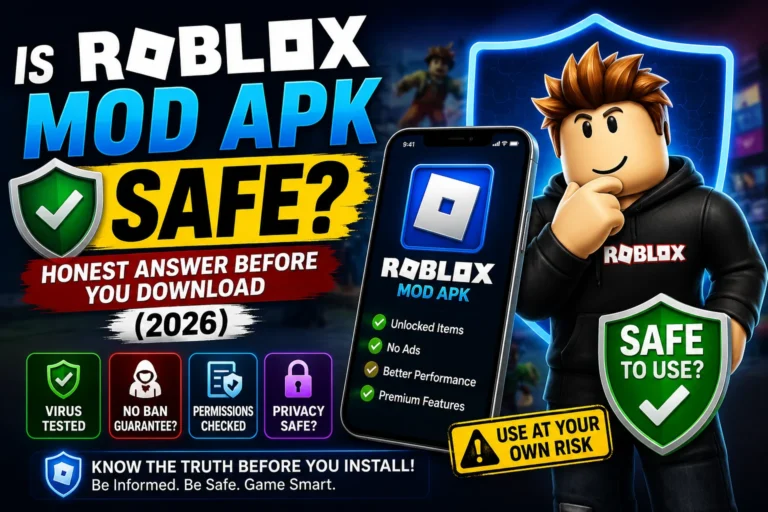 Is Roblox MOD APK Safe Honest Answer Before You Download (2026)